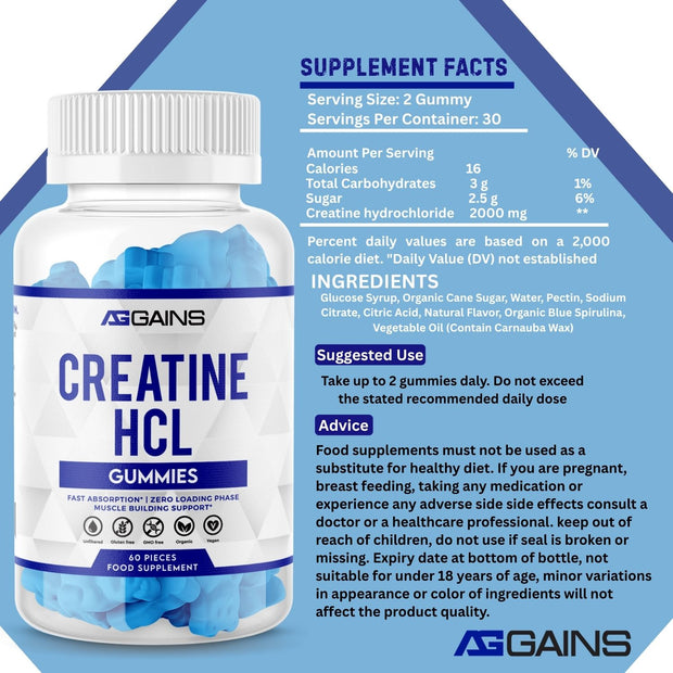 Creatine Hydrochloride Gummies