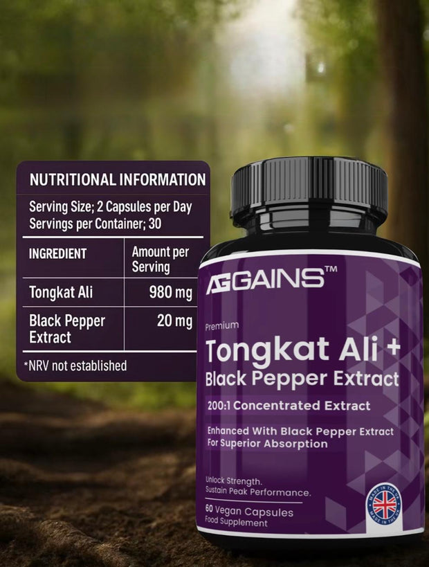 Black Friday Mega Bundle (Creatine Hydrochloride Gummies - Supergreen Gummies - Shilajit Gummies - Tong ALi